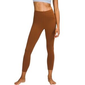 Lululemon High Rise Tights Leggings Copper Brown Size 4 Activewear Athleisure‎